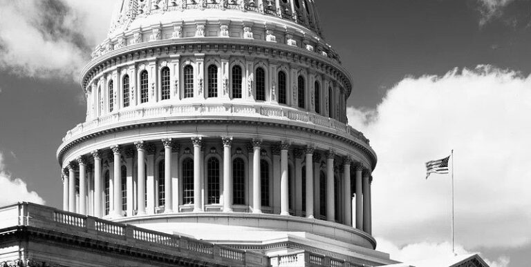 us capitol bw