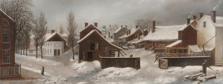 Francis Guy Winter Scene in Brooklyn