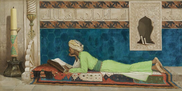 OSMAN HAMDY BEY TURKISH 1842 1910 THE SCHOLAR