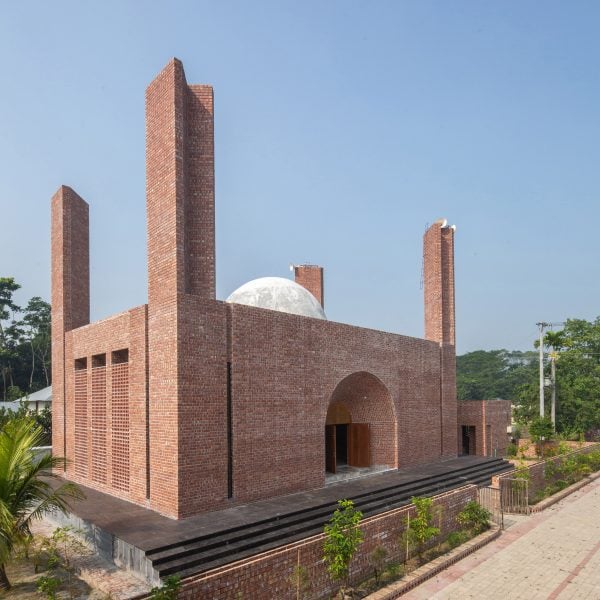 bait ur raiyan mosque cubeinside design architecture bangladesh red brick worship dezeen 2364 sq