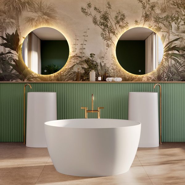 round bathtub acquabella design dezeen 2364 hero