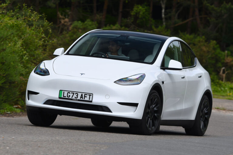 tesla model y front tracking