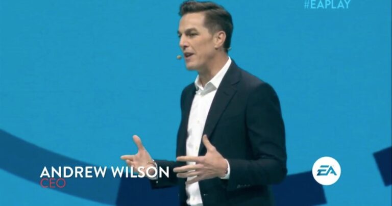 andrew wilson ea electronic arts ceo e3 2017