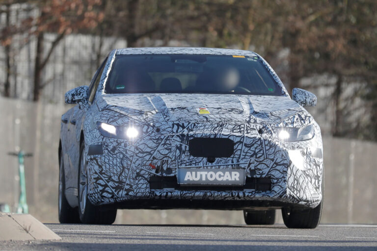 mercedes c class ev camo front