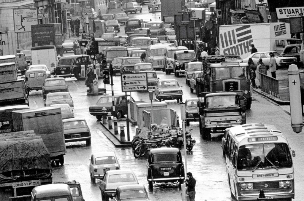 central london traffic archive column