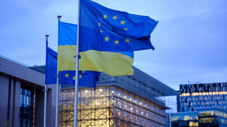 108111205 1741181209742 gettyimages 2201108757 EU And Ukrainian Flags In The Berlaymont