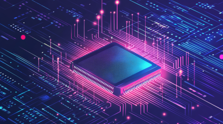nuneybits Vector art of a computer chip sound soundwaves chat v b80edc60 d4a0 48af a673 eaaa6e76daf0