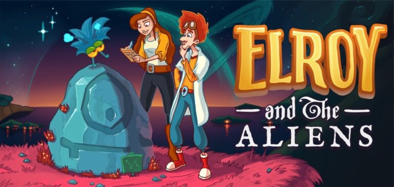 Elroy and the Aliens Key Art Horizontal Logo